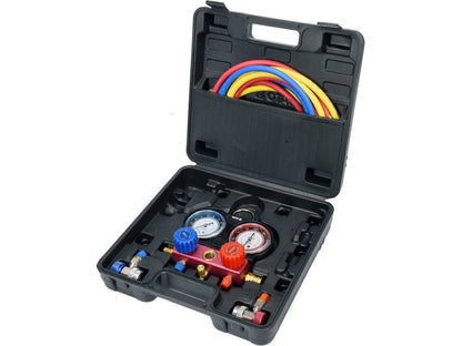 KIT DIAGNOSTIC SYSTEME CLIMATISATION AUTO R-134A 6Pcs — YATO YT-72990 - SME IMPORT