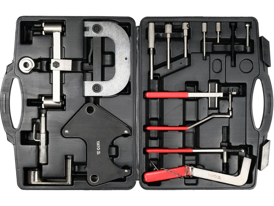 KIT D'OUTILS DE REGLAGE,EPURE DISTRIBUTION RENAULT 17Pcs — YATO YT-06324 - SME IMPORT