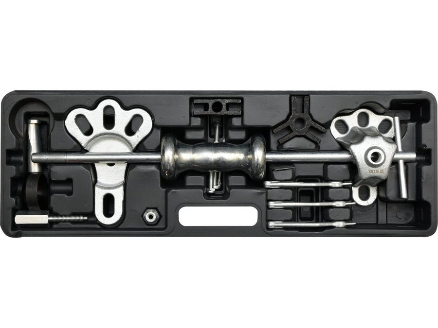 KIT EXTRACTEUR D'INNERTIE DEMONTAGE MOYEUX - ROULEMENT & ENGRENAGE 16Pcs — YATO YT-25391 - SME IMPORT