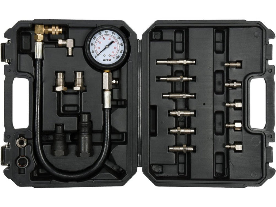 KIT TESTEUR DE COMPRESSION MOTEUR DIESEL 19PCS — YATO YT-73072 - SME IMPORT