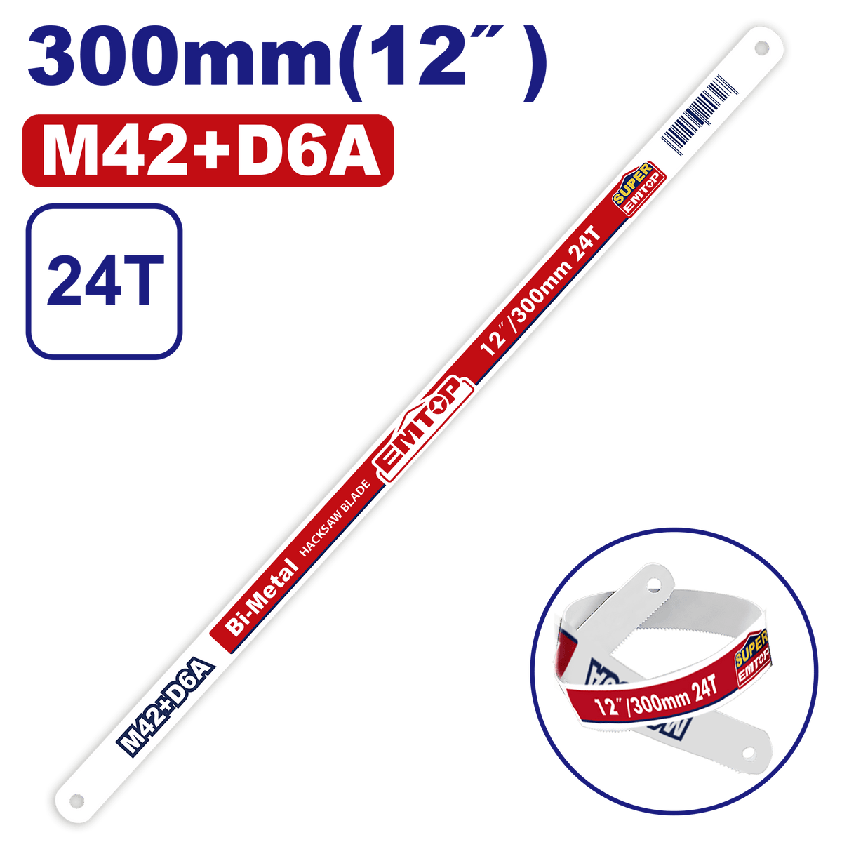 Lame de scie à métaux EMTOP EHFB2403 - SME IMPORT