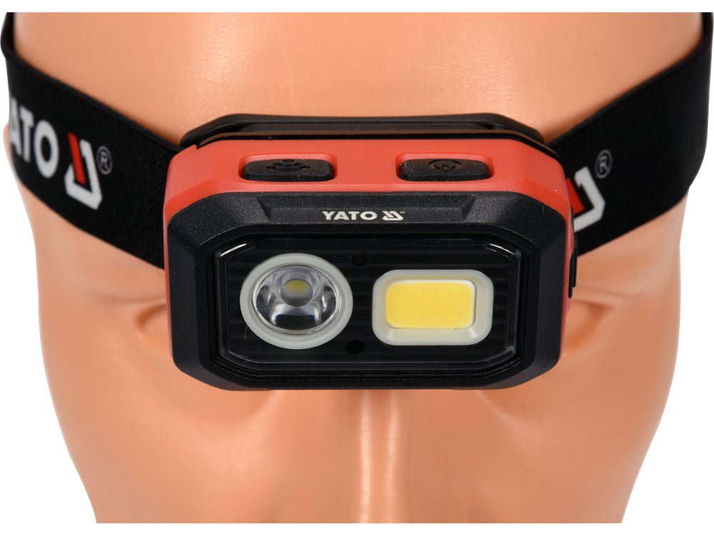 LAMPE FRONTALE RECHARGEABLE 1000mAh — YATO YT-08593 - SME IMPORT