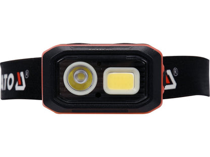 LAMPE FRONTALE RECHARGEABLE 1000mAh — YATO YT-08593 - SME IMPORT