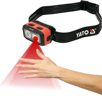 LAMPE FRONTALE RECHARGEABLE 1000mAh — YATO YT-08593 - SME IMPORT