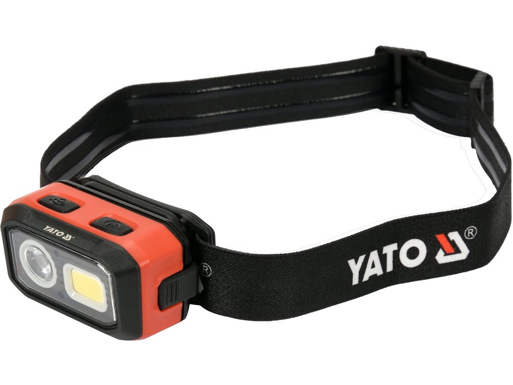 LAMPE FRONTALE RECHARGEABLE 1000mAh — YATO YT-08593 - SME IMPORT