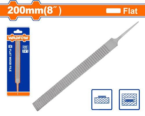 Lime a bois plate 8" WADFOW WFE2618 - SME IMPORT