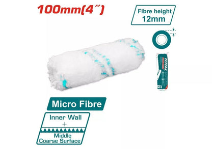 Manchon microfibre 100 mm THT85431 pour rouleau peinture murs plafonds - SME IMPORT