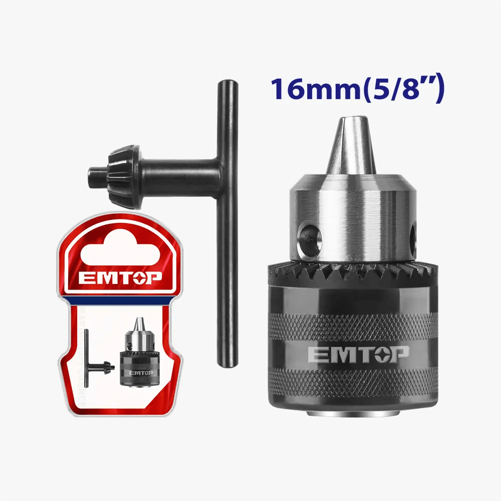 Mandrin à clé de 16 mm EMTOP EKCY1601 - SME IMPORT