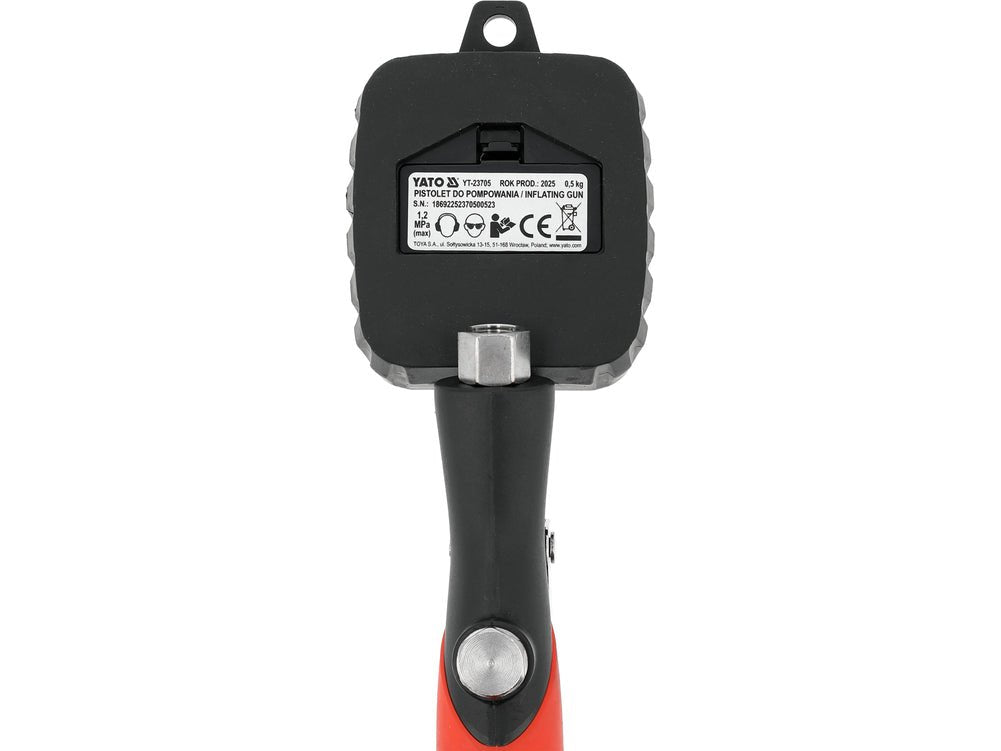 MANOMETRE DE GONFLAGE 1/4" LCD 15Bar — YATO YT-23705 - SME IMPORT