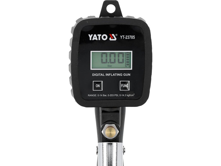 MANOMETRE DE GONFLAGE 1/4" LCD 15Bar — YATO YT-23705 - SME IMPORT
