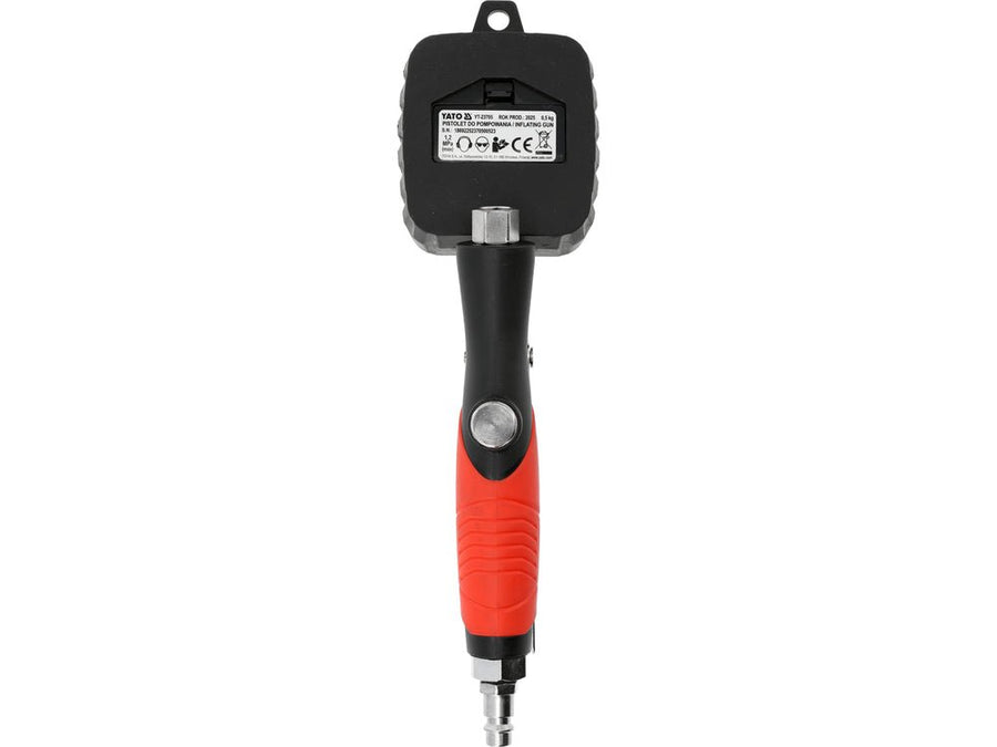 MANOMETRE DE GONFLAGE 1/4" LCD 15Bar — YATO YT-23705 - SME IMPORT