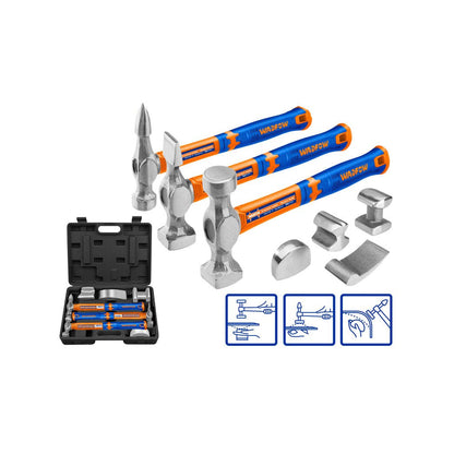 Marteau carrossier 7pcs WADFOW WHZ1D07 - SME IMPORT