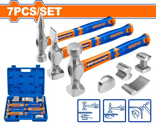 Marteau carrossier 7pcs WADFOW WHZ1D07 - SME IMPORT