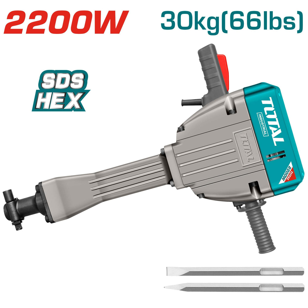 Marteau Démolition 30 Kg 2200W Puissant Ergonomique TH220502 - SME IMPORT
