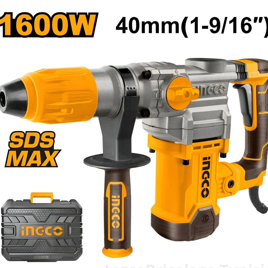 Marteau Perforateur 1600W SDS Max INGCO RH16008 Pour Pros