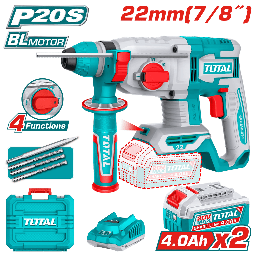 Marteau perforateur 20V 2.4AH/CH TRHLI212282 - SME IMPORT