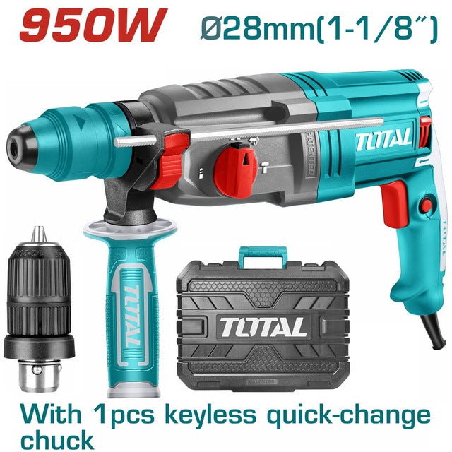 Marteau perforateur 950W TOTAL diametre 28 millimetres TH309288-2 - SME IMPORT