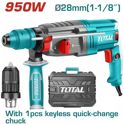 Marteau perforateur 950W TOTAL diametre 28 millimetres TH309288-2 - SME IMPORT