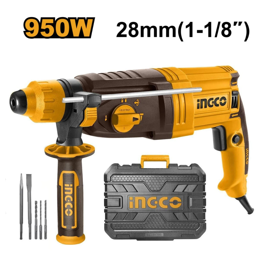 Marteau Perforateur Ingco 950 W RGH9528 Pro Puissant
