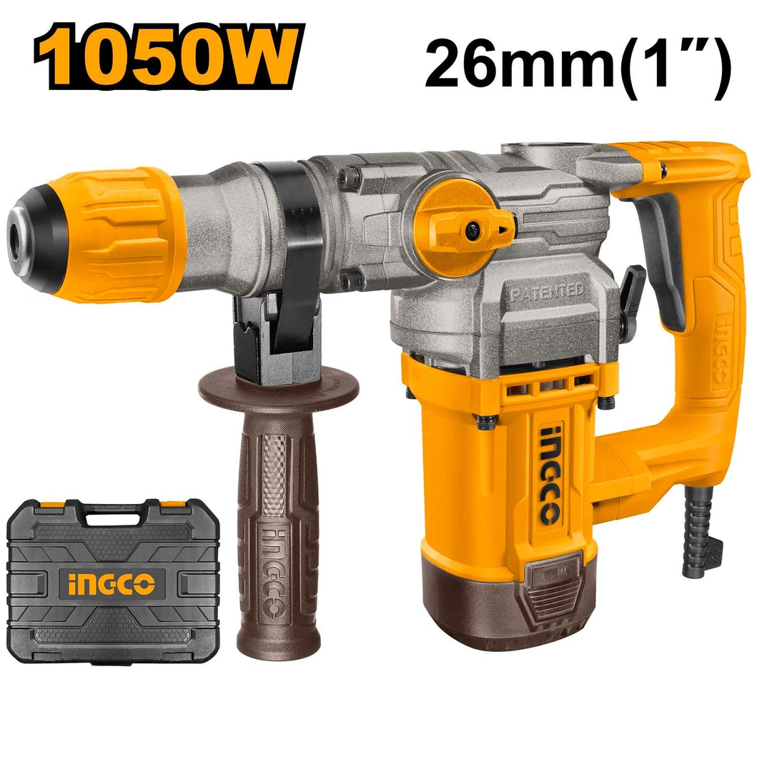 Marteau Perforateur Ingco RH10506 1050 W Pour Pros Puissant