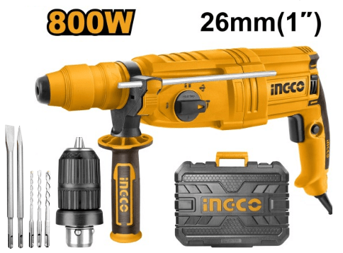 Marteau Perforateur Rotatif INGCO 800W Pour Bricoleurs RGH9028 - 2