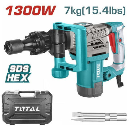 Marteau piqueur 1300W 7Kg anti vibration TOTAL TH2130016 - SME IMPORT