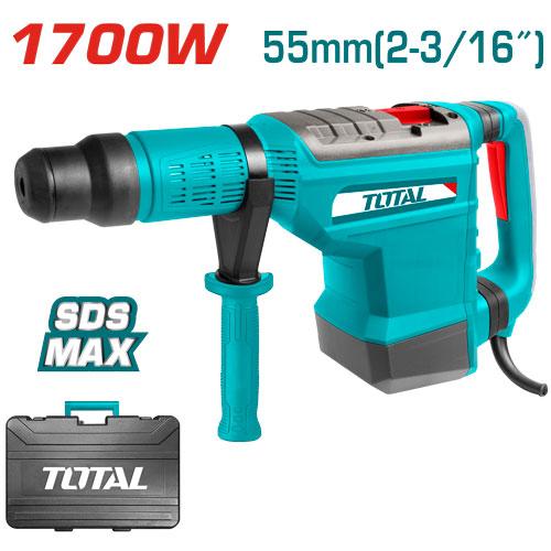 Marteau Rotatif 1700W SDS Max - TOTAL TUNISIA Béton TH117556 - SME IMPORT