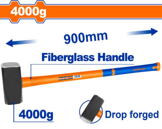 Masse pointu m/fibre 4kg WADFOW WHM9340 - SME IMPORT