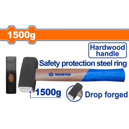 Massette carre m/bois 1.5kg WADFOW WMB2315 - SME IMPORT