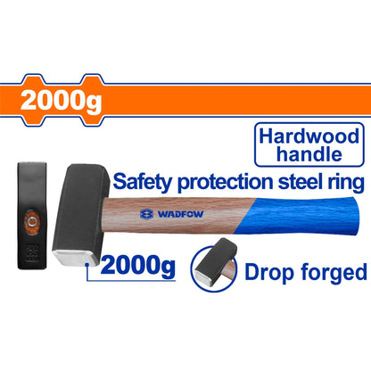 Massette carre m/bois 2.0kg WADFOW WMB2320 - SME IMPORT