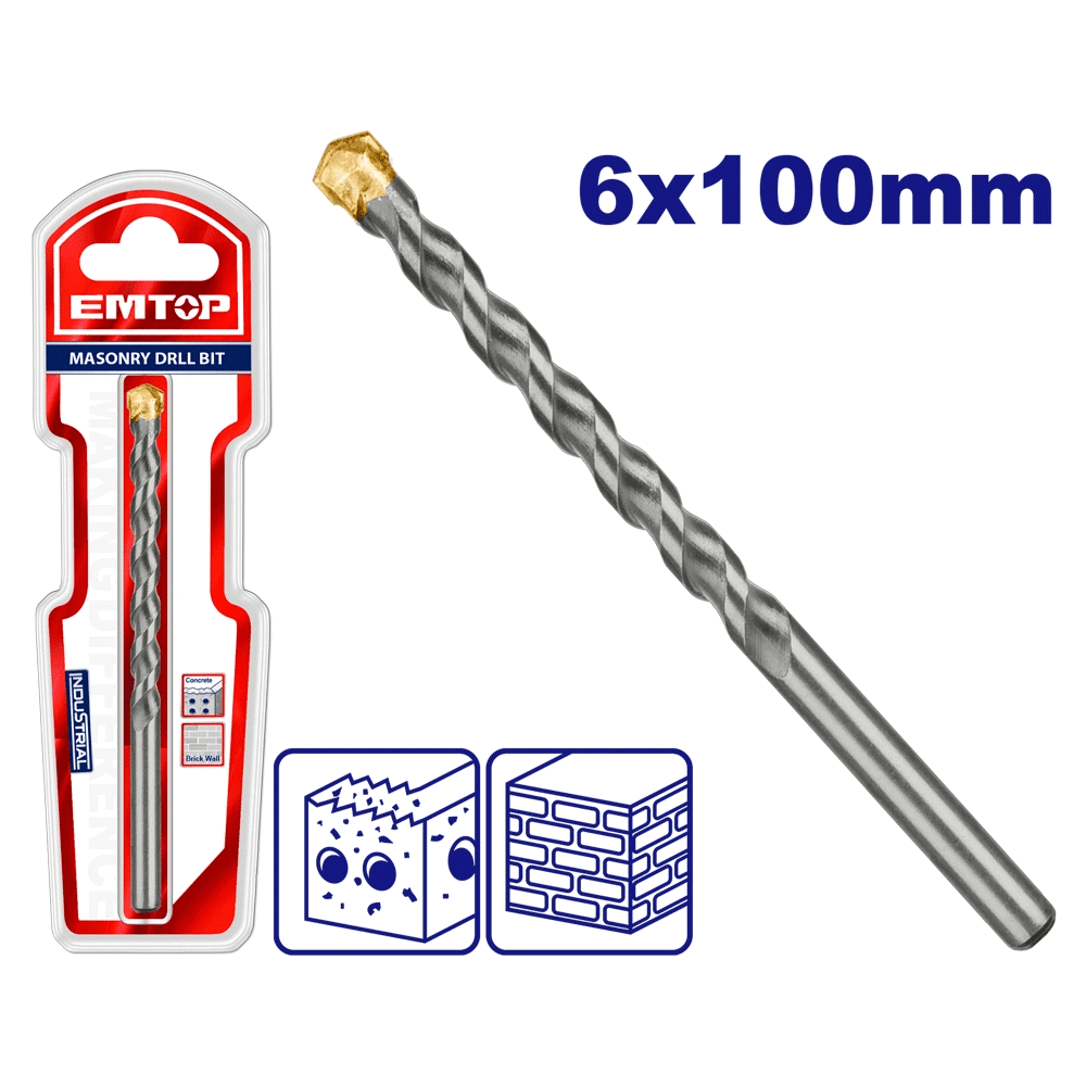Meche a beton 6*100 tct EMTOP ECDB020610 - SME IMPORT