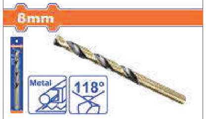 Mèche à métaux HSS – WADFOW WTD1K08 - SME IMPORT