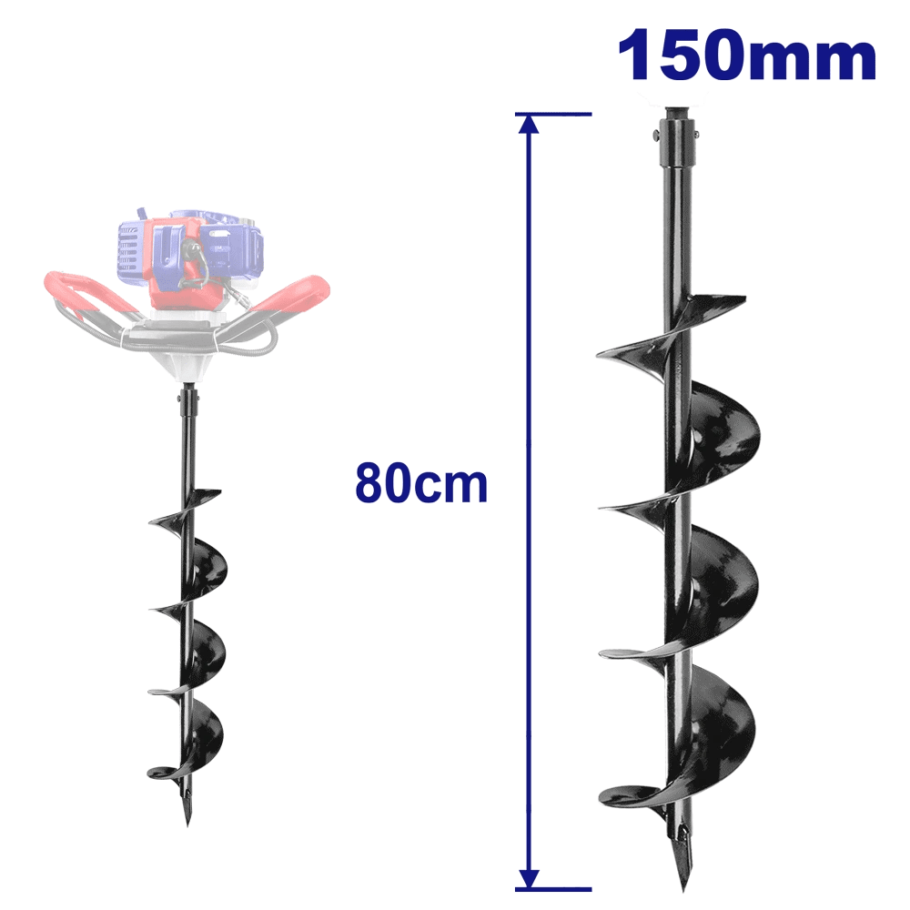 Méche pour tariére 150MM x 80CM EMTOP EEAR5211-2 - SME IMPORT