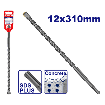 Mèche SDS plus ø 12X310MM EMTOP EHDR11205 - SME IMPORT