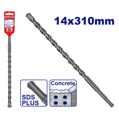 Mèche SDS plus ø 14X310MM EMTOP EHDR11405 - SME IMPORT