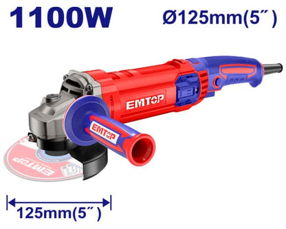 Meule 125 1100W EMTOP EAGR11053 - SME IMPORT