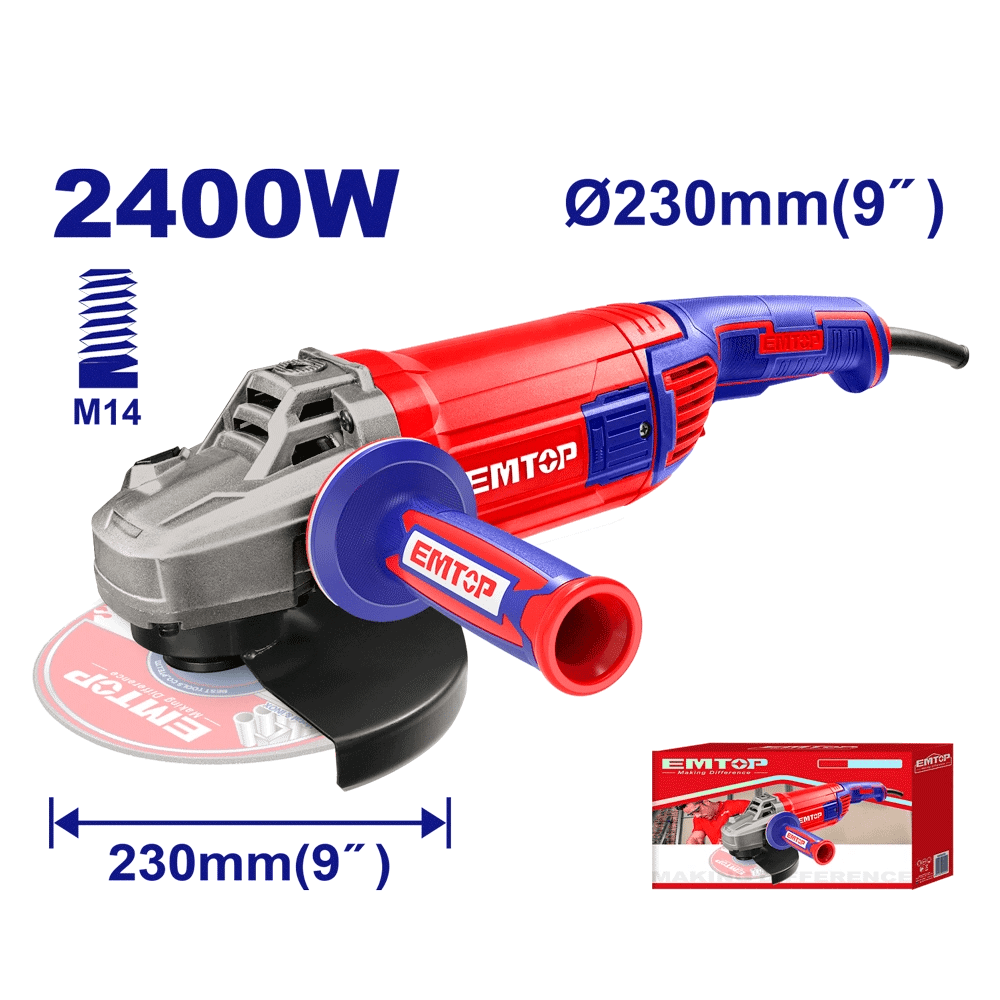 Meule 230 2400W EMTOP EAGR24093 - SME IMPORT