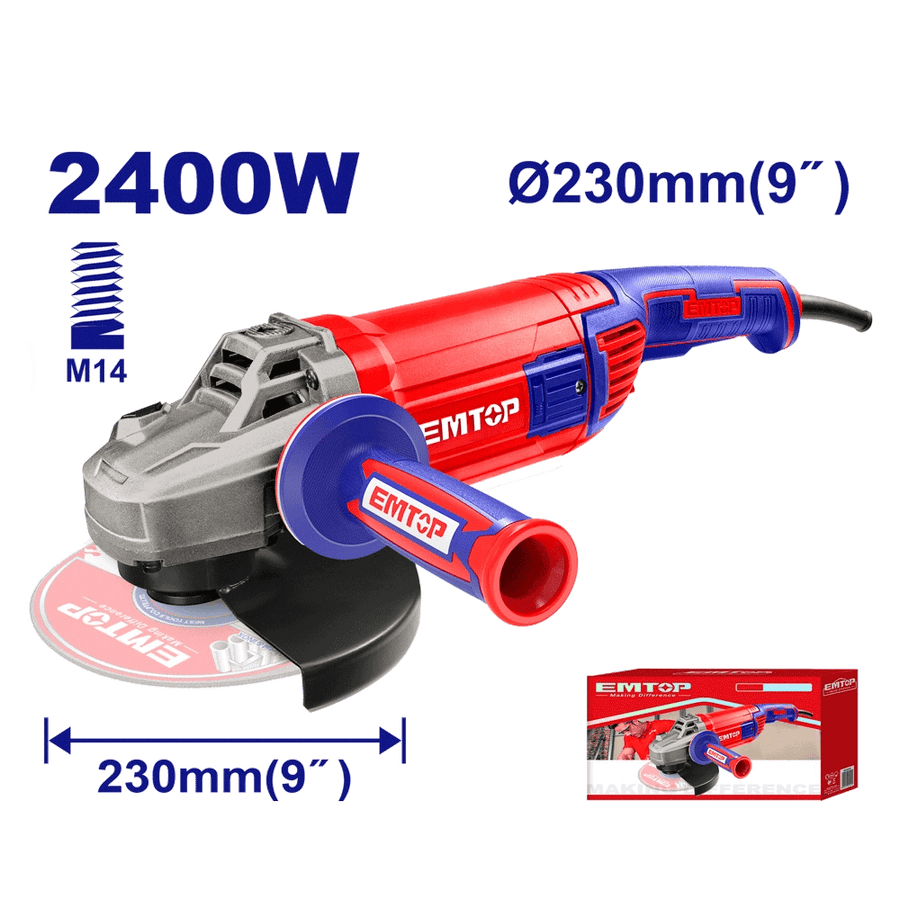 Meule 230 2400W EMTOP EAGR24093 - SME IMPORT
