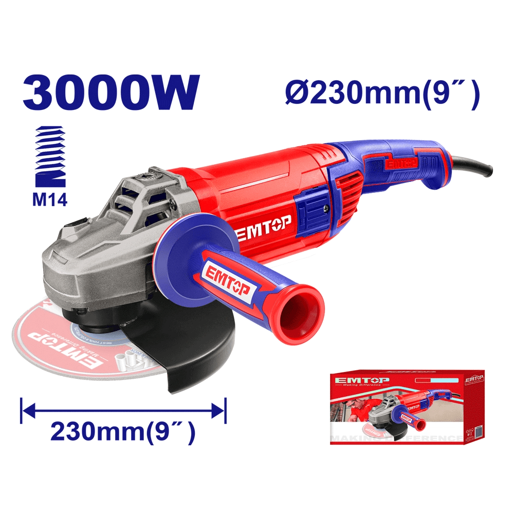 Meule 230 3000W EMTOP EAGR30093 - SME IMPORT