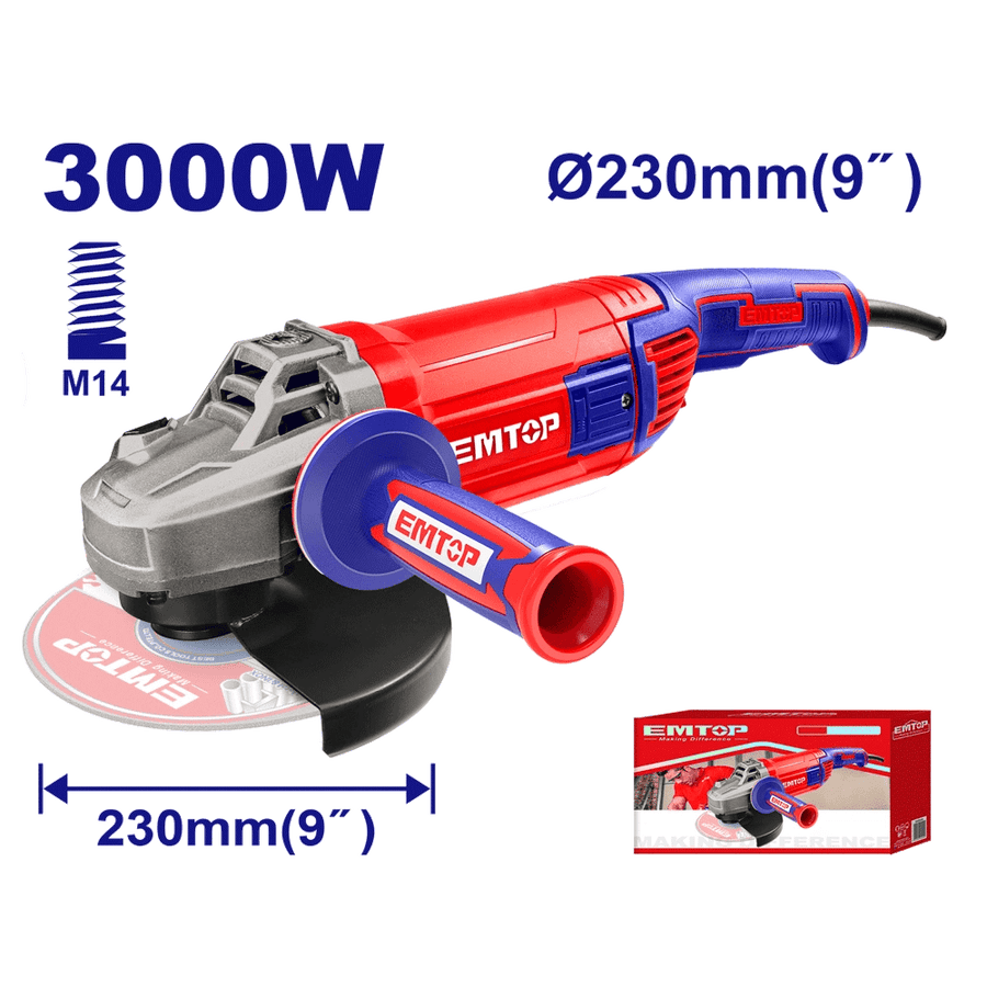Meule 230 3000W EMTOP EAGR30093 - SME IMPORT