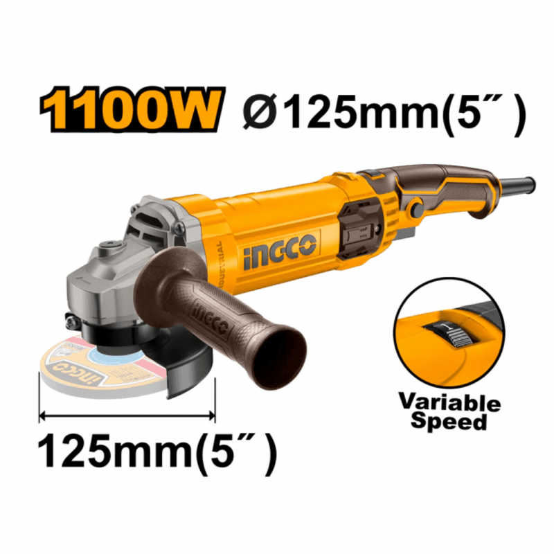 Meule a disque ingco 1100w avec variateur AG1100385 - SME IMPORT