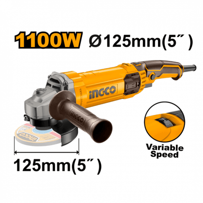 Meule a disque ingco 1100w avec variateur AG1100385 - SME IMPORT