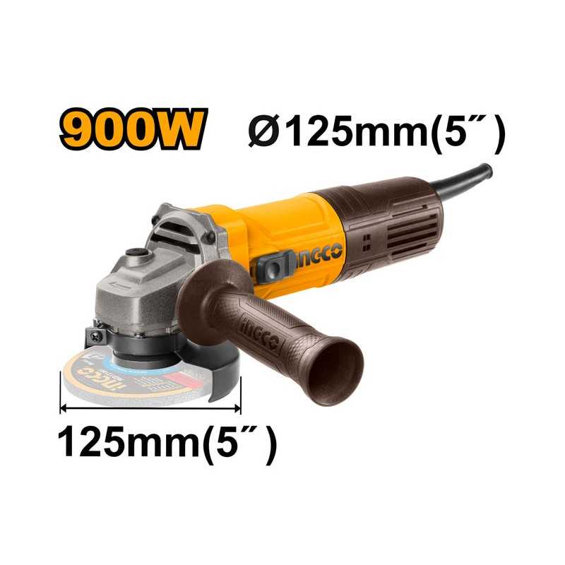 Meule À Disque Ingco 900 W Pro Découpe Métal Dur Fiable AG90028