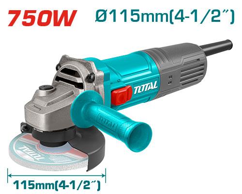 Meuleuse D'Angle 750W 115mm - TOTAL TUNISIA TG10711556 - SME IMPORT