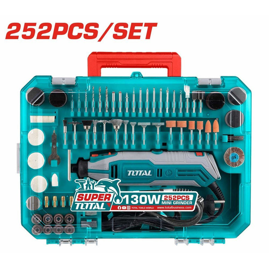 Meuleuse multif mini 130W pour ponçage haute précision TOTAL TG5133261 - SME IMPORT