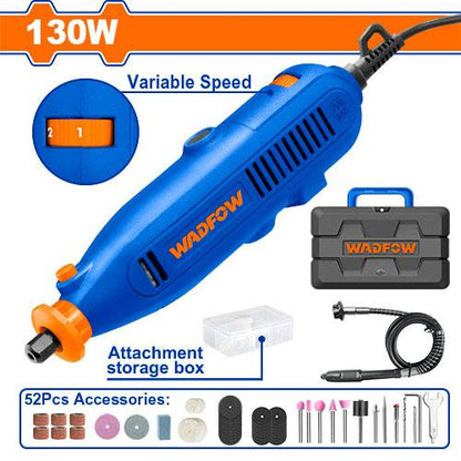 Mini meuleuse 130w+53acc WADFOW WRY1D131 - SME IMPORT