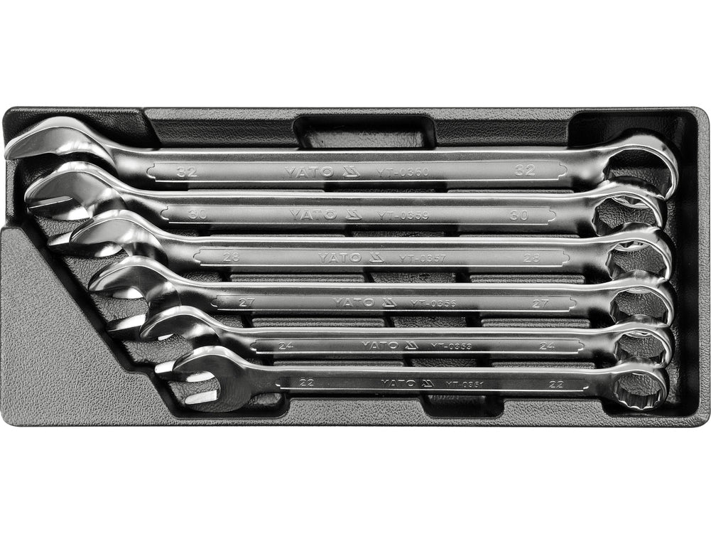 MODULE DE SERVANTE AVEC JEU DE 6 CLES MIXTES DE 22-32MM — YATO YT-5532 - SME IMPORT