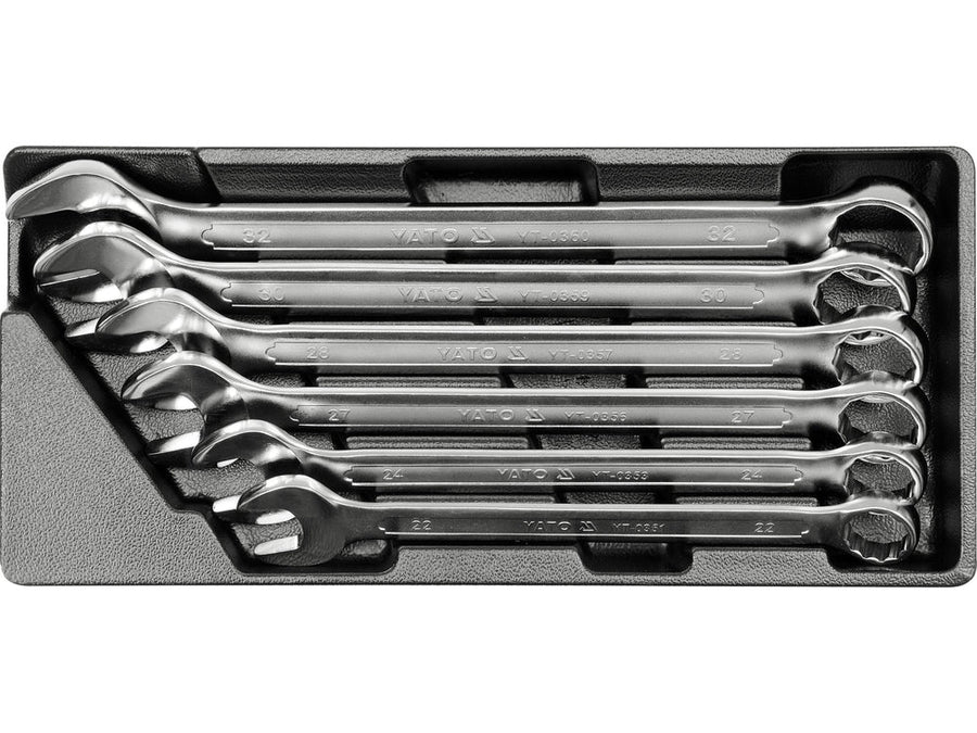 MODULE DE SERVANTE AVEC JEU DE 6 CLES MIXTES DE 22-32MM — YATO YT-5532 - SME IMPORT
