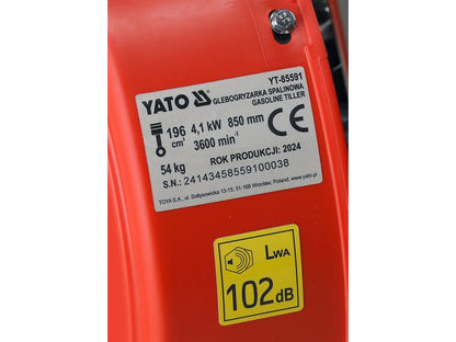 MOTOBINEUSE THERMIQUE 196CC 35/85CM — YATO YT-85591 - SME IMPORT