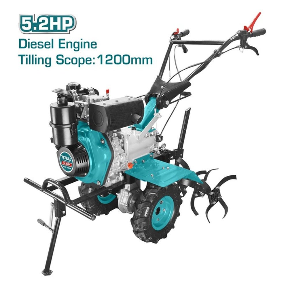 Motoculteur Diesel 5.2HP- TOTAL TUNISIA Jardinage -TDC12001 - SME IMPORT